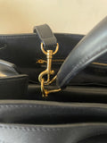 MULBERRY ISLINGTON BLACK SILKY CALF LEATHER TOTE/SHOULDER BAG