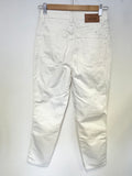 BRAND NEW SEZANE CREAM DENIM ANKLE GRAZER JEANS SIZE 26
