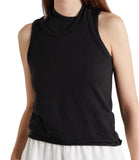FRANKIE SHOP BLACK JERSEY DOUBLE LAYERED TOP SIZE S