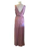 BRAND NEW ASOS PINK WRAP AROUND SATIN MAXI DRESS SIZE 14