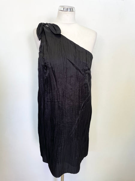 BRAND NEW & OTHER STORIES BLACK ONE SHOULDER SHIFT DRESS  SIZE 40 UK