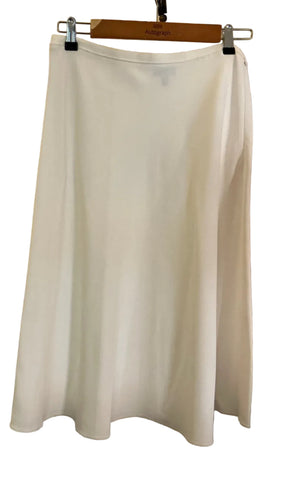 JIGSAW IVORY A-LINE SKIRT SIZE 12