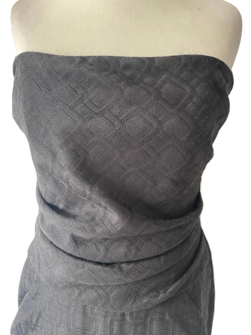 PINK LABEL BY GINA BACCONI BLACK STRAPLESS DRAPED BODICE PENCIL DRESS SIZE 10