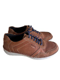 JOSEF SEIBEL MENS TAN LEATHER &SUEDE COMFORT SNEAKER LACE UP SHOES SIZE 9/43