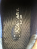 JOSEF SEIBEL MENS TAN LEATHER &SUEDE COMFORT SNEAKER LACE UP SHOES SIZE 9/43