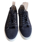 NOBRAND NAVY BLUE SUEDE COMFORT SNEAKER LACE UP SHOES SIZE 10.5/45