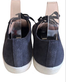 NOBRAND NAVY BLUE SUEDE COMFORT SNEAKER LACE UP SHOES SIZE 10.5/45