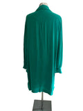 SOSANDAR EMERALD GREEN LONG SLEEVED SHIFT DRESS SIZE 16