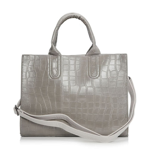 BRAND NEW MODA IN PELLE MUSHROOM MOC CROC ZOLA TOTE /SHOULDER BAG