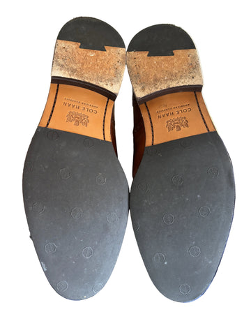 COLE HAAN GRAND 360 TAN BROWN LEATHER LACE UP BROGUE SHOES SIZE 13 /47.5 D