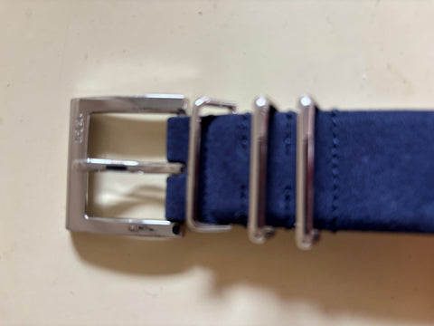 BRAND NEW RALPH LAUREN GENUINE LEATHER NAVY BELT SIZE M
