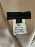 RENATO NUCCI 100% SILK ECRU FINE STRAP LACE UP BACK TOP SIZE 44 UK 12