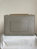 MULBERRY LARGE DARLEY BEIGE CALFSKIN LEATHER CHAIN STRAP SHOULDER BAG