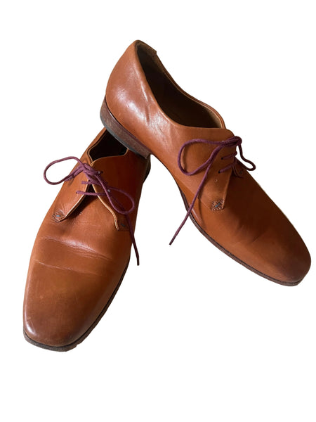 PAUL SMITH GAVIN TAN LEATHER LACE UP SHOES&nbsp;  SIZE 11/45