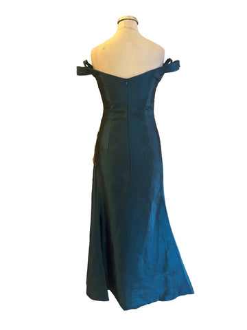 BRAND NEW  SEXYHER TEAL OFF SHOULDER EVENING/PROM DRESS SIZE 8