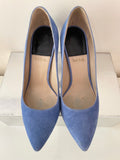 PAUL SMITH IVEY CORNFLOWER BLUE SUEDE HEELS SIZE UK 5/38