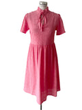 BRAND NEW BARBOUR PALMETTO PINK BRODIERE ANGLAISE MIDI DRESS SIZE 10