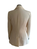 HOBBS IVORY COLLARED FITTED JACKET SIZE 10