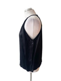 BRAND NEW BODEN BLACK SATIN OPEN SHOULDER TOP  SIZE 14