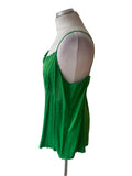 UNITED COLORS OF BENETTON EMERALD GREEN CAMISOLE TOP SIZE L