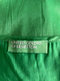 UNITED COLORS OF BENETTON EMERALD GREEN CAMISOLE TOP SIZE L