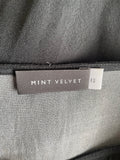MINT VELVET BLACK & WHITE PRINT RELAXED FIT TOP SIZE 12