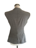 BRAND NEW FRENCH CONNECTION BLACK & WHITE CHECK WAISTCOAT TUNIC  SIZE 10