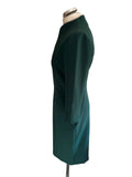 BRAND NEW LIBBY HANOVER BOTTLE GREEN 3/4 SLEEVE PENCIL DRESS SIZE 10