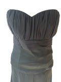 COAST BLACK SPECIAL OCCASION FLOATY FULL SKIRT & STRAPLESS BUSTIER TOP SIZE 14