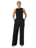 BRAND NEW SWEATY BETTY & EXPLORER WIDE LEG 30” BLACK JUMPSUIT SIZE S