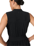 BRAND NEW SWEATY BETTY & EXPLORER WIDE LEG 30” BLACK JUMPSUIT SIZE S