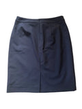 HUGO BOSS VIRGIN WOOL NAVY BLUE PENCIL SKIRT  SIZE 8