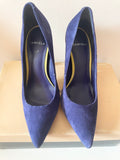 CARVELA ROYAL BLUE & CITRUS SUEDE HIGH HEEL SIZE 3.5/36