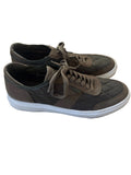 BARBOUR LIDDESDALE DARK GREEN MENS QUILTED COMFORT SNEAKER LACE UP SHOES SIZE 11/45.5
