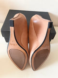 BRAND NEW CLARKS LEA BLUSH PINK (LIGHT TAN) LEATHER WEDGE HEELS SIZE 4/37