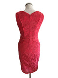 MONSOON CORAL LACE SLEEVELESS PENCIL DRESS  SIZE 10
