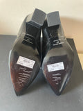 BRAND NEW KAREN MILLEN BLACK LEATHER ANKLE BOOTS SIZE 4/37
