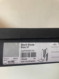 BRAND NEW KAREN MILLEN BLACK LEATHER ANKLE BOOTS SIZE 4/37