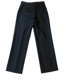 ME+EM WOOL MIX BLACK TAPERED LEG ANKLE GRAZER TROUSERS SIZE 6