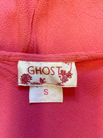 GHOST PINK FINE STRAP FIT & FLARE DRESS SIZE S