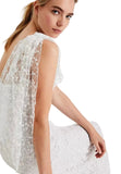 BRAND NEW PHASE EIGHT ANABEL EMBROIDERED LACE BRIDAL DRESS IN PINK CHAMPAGNE SIZE 12