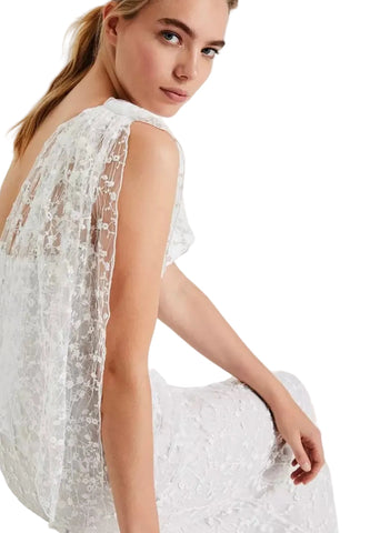 BRAND NEW PHASE EIGHT ANABEL EMBROIDERED LACE BRIDAL DRESS IN PINK CHAMPAGNE SIZE 12
