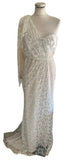BRAND NEW PHASE EIGHT ANABEL EMBROIDERED LACE BRIDAL DRESS IN PINK CHAMPAGNE SIZE 12