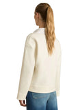 REISS AMY CREAM COLLARED LONG SLEEVED JUMPER SIZE XS