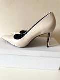 Zara Cream High Heeled Court Shoes Size 7.5/41