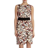 BRAND NEW COAST SHENA MULTI FLORAL PRINT SLEEVELESS PENCIL DRESS SIZE 12