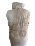 JOULES WINTER WHITE PADDED GILET WITH CONCEALED HOOD  SIZE 12