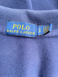 POLO RALPH LAUREN NAVY BLUE COLLARED SLEEVELESS POLO SHIRT DRESS SIZE S