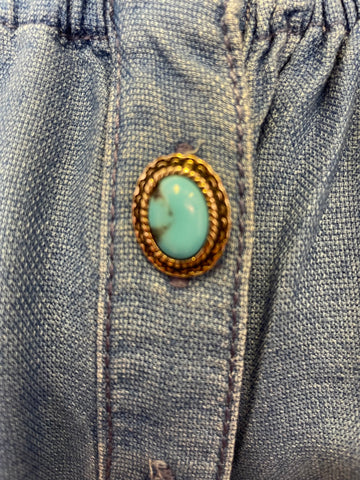 THE KOOPLES BLUE WIDE NECK ON/OFF SHOULDER SHORT SLEEVED MIDI DRESS SIZE 2 UK 10