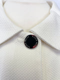 KAREN MILLEN IVORY TEXTURED COLLARED 3/4 SLEEVED SHORT JACKET SIZE 12
